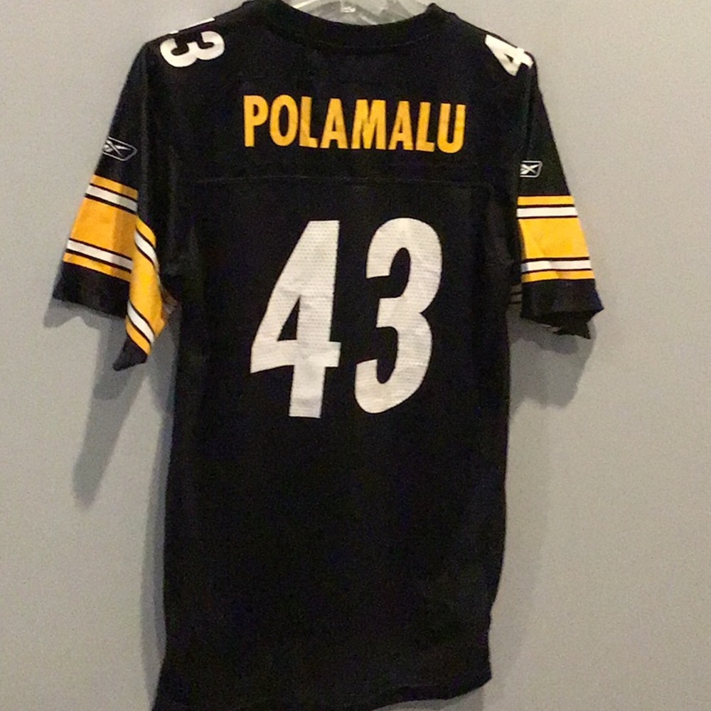 Reebok Troy Polamalu NFL Football Steelers Jersey